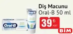 ORAL-B DİŞ MACUNU 50 ML